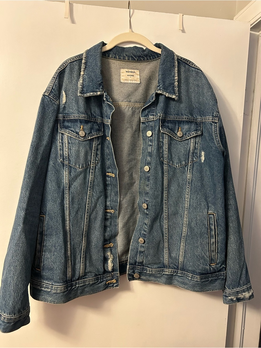 Women’s Large old Navy Boyfriend Jean Jacket